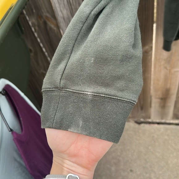 Vintage Nike Embroidered Men's Olive Crewneck Sweatshirt Size Large - Picture 4 of 7